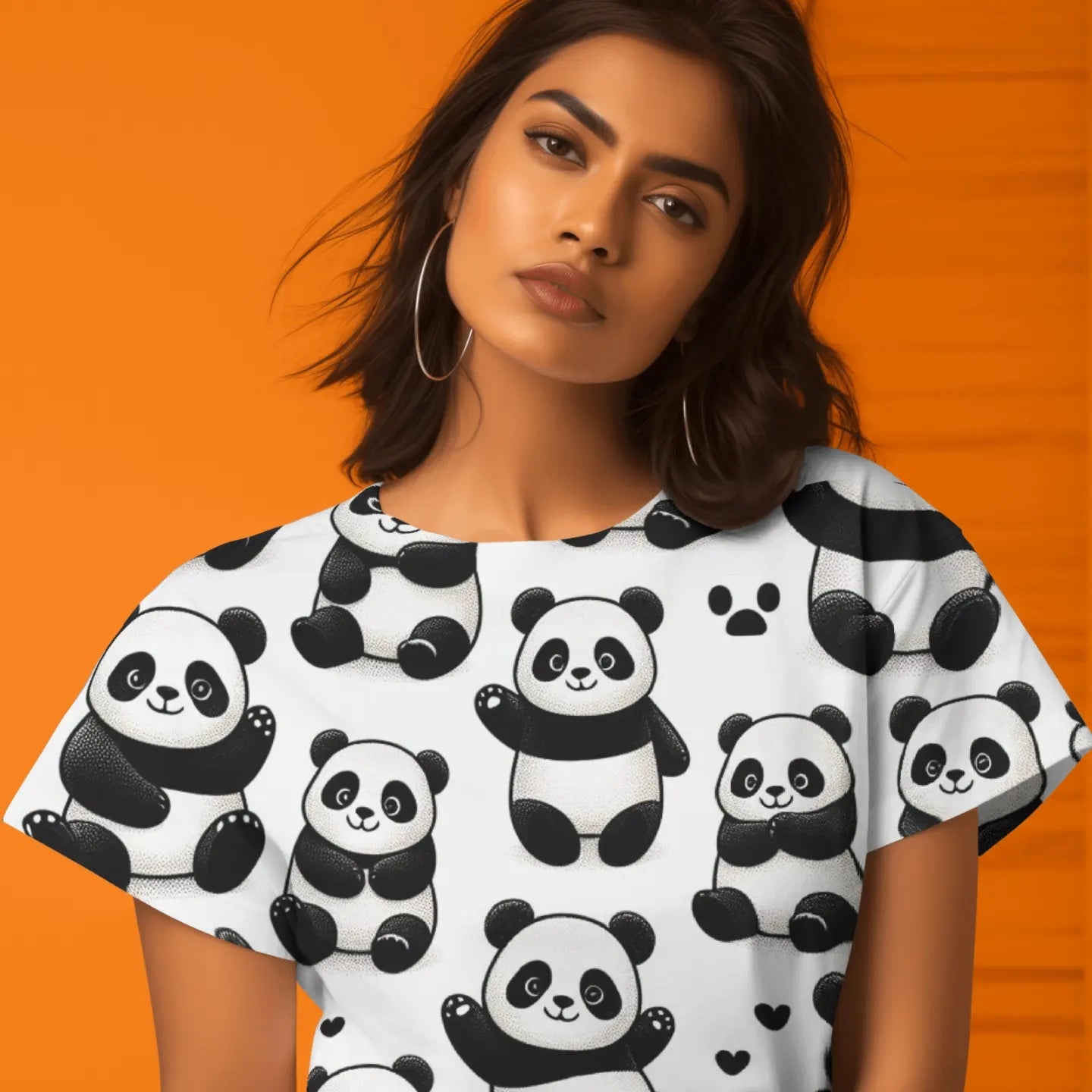 Stylish Panda All-Over Print Men's T-Shirt